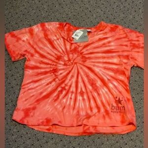 Vintage tie dye b.u.m equipment shirt